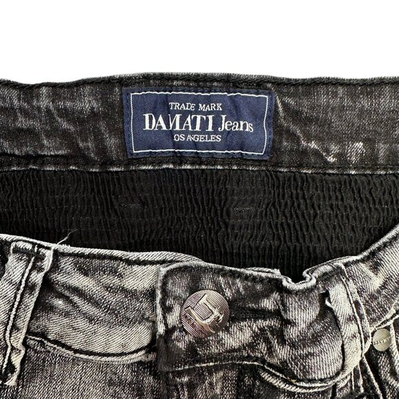 Damati Painted Moto Style Jeans (36) - Picture 10 of 11